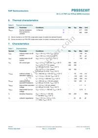 PBSS5230T Datasheet Page 4