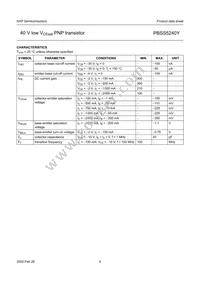 PBSS5240Y Datasheet Page 5