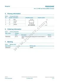 PBSS5240ZX Datasheet Page 2