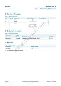 PBSS5250THR Datasheet Page 2