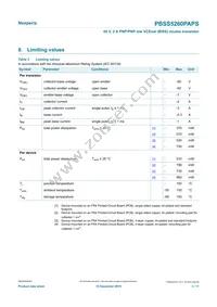 PBSS5260PAPSX Datasheet Page 3