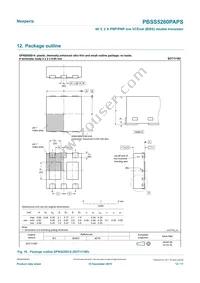 PBSS5260PAPSX Datasheet Page 12
