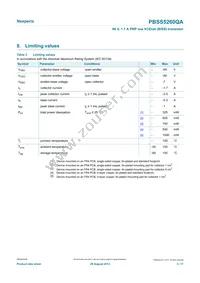 PBSS5260QAZ Datasheet Page 3