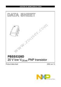 PBSS5320D Datasheet Page 2