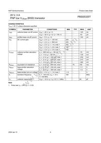 PBSS5320T Datasheet Page 5