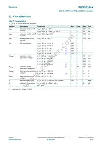 PBSS5320X Datasheet Page 5