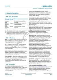 PBSS5330PASX Datasheet Page 16