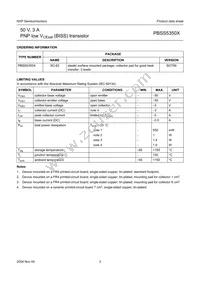 PBSS5350X Datasheet Page 4