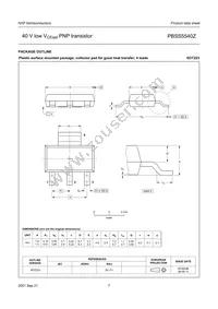 PBSS5540Z/ZLX Datasheet Page 8