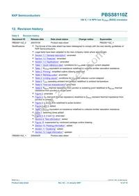 PBSS8110Z Datasheet Page 13