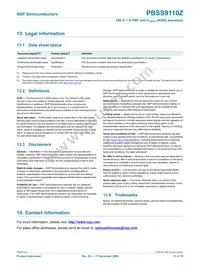 PBSS9110Z Datasheet Page 14