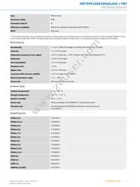 PBT-RP015SN1SS0ALA0Z Datasheet Page 3
