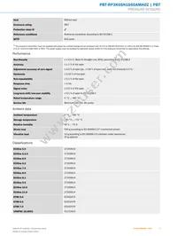 PBT-RP3K0SN1SS0AMA0Z Datasheet Page 3