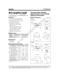 PC123Y22FZ0F Datasheet Cover