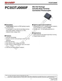 PC353TJ0000F Datasheet Cover