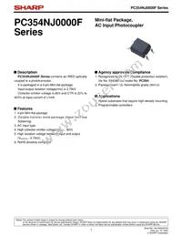 PC354NJ0000F Datasheet Cover