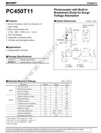 PC450T11 Datasheet Cover