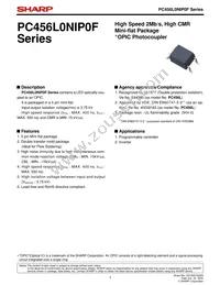 PC456L0NIP0F Datasheet Cover
