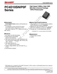 PC4D10SYIP0F Datasheet Cover