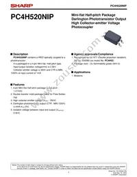 PC4H520NIP Datasheet Cover