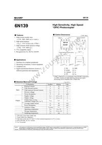 PC6N139X Datasheet Cover