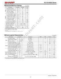 PC713V0YSZX Datasheet Page 4