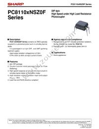 PC81100NSZ0F Datasheet Cover