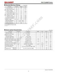 PC817XPJ000F Datasheet Page 4