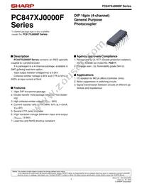 PC847XIJ000F Datasheet Cover