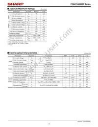 PC847XIJ000F Datasheet Page 4