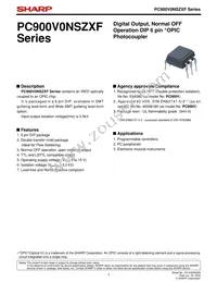 PC900V0NIPXF Datasheet Cover