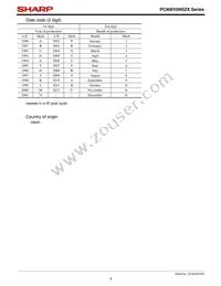 PC900V0YSZX Datasheet Page 4