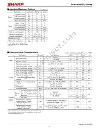 PC901V0NSZXF Datasheet Page 4