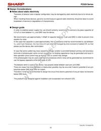 PC929 Datasheet Page 16