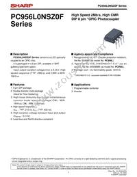 PC956L0NSZ0F Datasheet Cover