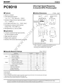 PC9D10 Datasheet Cover