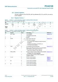 PCA2129T/Q900/2 Datasheet Page 10