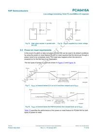 PCA6416AEVJ Datasheet Page 17