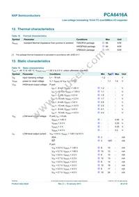 PCA6416AEVJ Datasheet Page 20