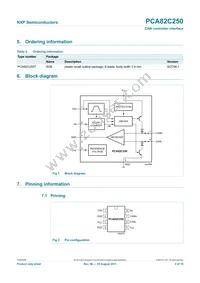 PCA82C250T/N4 Datasheet Page 2