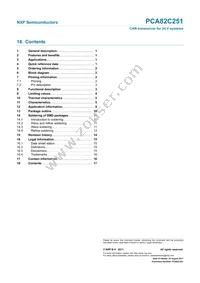 PCA82C251T/N Datasheet Page 17