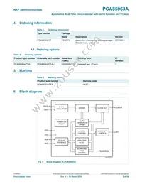 PCA85063ATT/AJ Datasheet Page 2