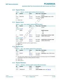 PCA85063ATT/AJ Datasheet Page 21