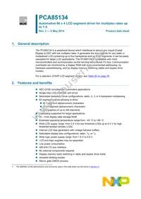 PCA85134H/Q900/1 Datasheet Cover