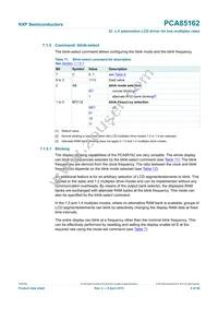 PCA85162T/Q900/1HL Datasheet Page 9