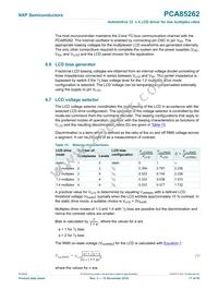 PCA85262ATT/AJ Datasheet Page 17