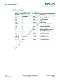 PCA85276ATT/AJ Datasheet Page 4