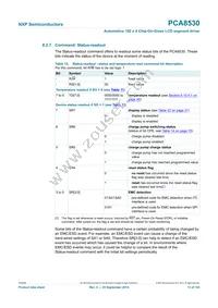PCA8530DUG/DAZ Datasheet Page 13