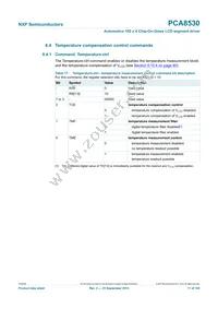 PCA8530DUG/DAZ Datasheet Page 17
