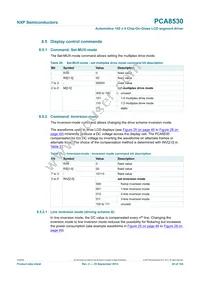 PCA8530DUG/DAZ Datasheet Page 20